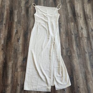 Camila Coelho Reyna Maxi Dress in Champagne Size XL NWT